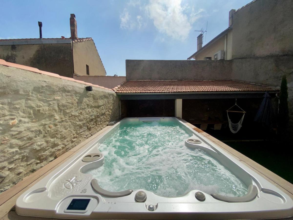 Les Bulles De Carca - Maison Avec Spa De Nage การ์กาซอน ภายนอก รูปภาพ